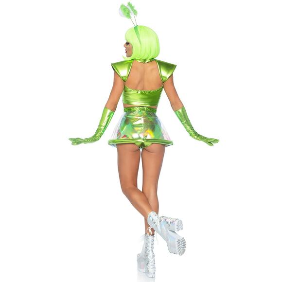 NEW Leg Avenue Sexy Alien Beam Me Up Babe Costume Size Large - Picture 6 of 12